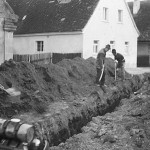 Der Kanal wird gebaut